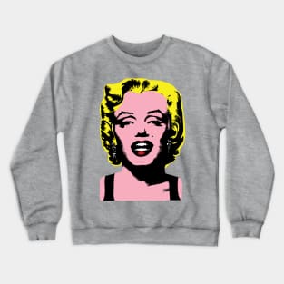 Iconic Marilyn Monroe: Bring Glamour to Your Space! Vintage Retro Pop Art Style Crewneck Sweatshirt